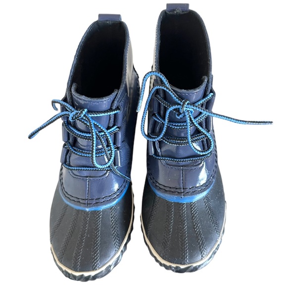 Sorel Women's Rain Boots Size 6 Blue Out N About Nocturnal -EUC - Picture 12 of 13